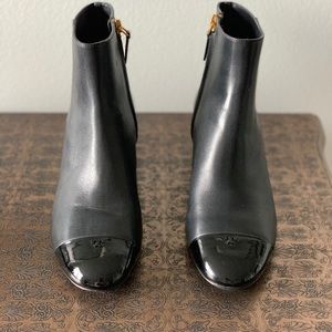 Tory Burch Black Leather Booties (size 8.5)